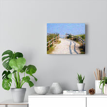 Load image into Gallery viewer, Gouache Digital Art painting Wall Art Print Beach Path Cape May
