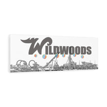 Load image into Gallery viewer, Wildwood Black &amp; White Sketch Sign Canvas
