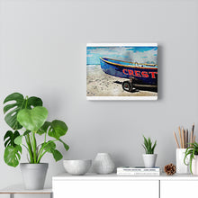 Load image into Gallery viewer, Oil Painting Wall Art Print Wildwood Crest Life Guard boats New Jersey Beach
