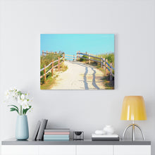 Load image into Gallery viewer, Watercolor Painting Wall Art Print Beach Path Cape May
