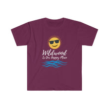Load image into Gallery viewer, Wildwood is our Happy Place Men&#39;s Fitted Short Sleeve Tee
