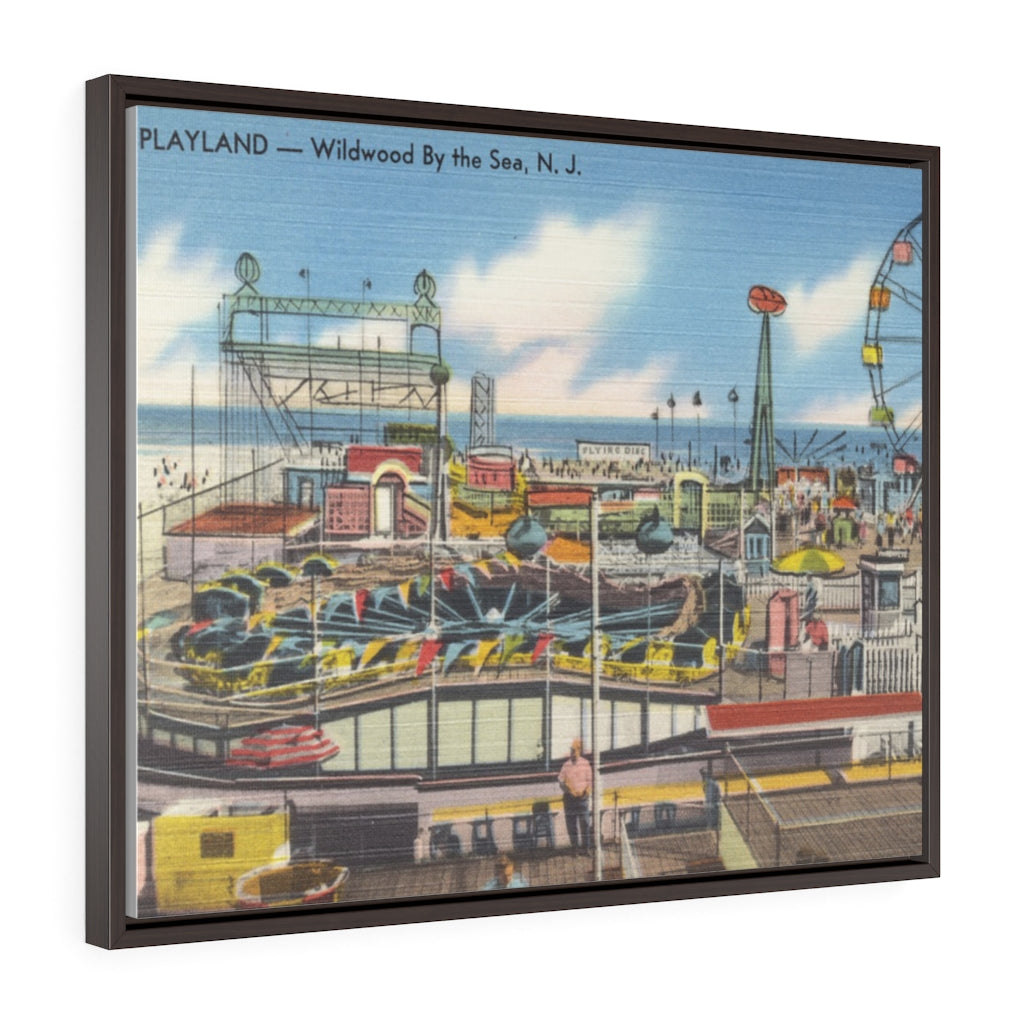 Playland Wildwood By The Sea Home Decor Wall Art Print Canvas