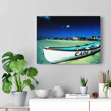 Load image into Gallery viewer, Watercolor Painting Wall Art Print Wildwood Crest life guard boats New Jersey beach
