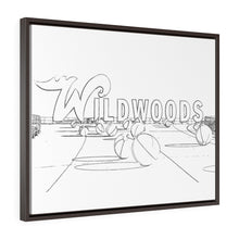 Load image into Gallery viewer, Art Sketch Wall Art Print Sunset Wildwood Crest New Jersey Sign
