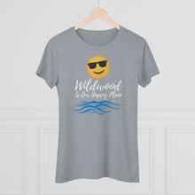 Load image into Gallery viewer, Wildwood Is Our Happy Place Women&#39;s Triblend Tee
