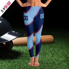 Load image into Gallery viewer, Tampa Bay Personalized Leggings Blue
